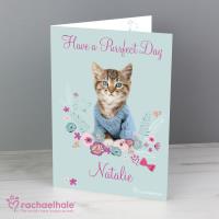Personalised Rachael Hale Cute Kitten Card Extra Image 2 Preview